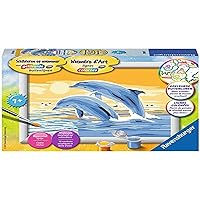 Ravensburger 280537 Dolphins Jumping Painting by Number, 84+ Months