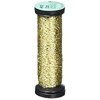 Kreinik Blending Filament 50m Metallic Thread for Sewing, 55-Yard, Gold