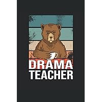 Drama Teacher: Blood pressure diary to fill in and log blood pressure - high blood pressure accessories and gift - logbook 6X9 110 pages