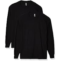 Hanes Men's Beefy Long Sleeve Shirt (1 and 2 Pack Option)