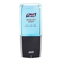 PURELL ES10 Soap Starter Kit, Automatic Graphite Dispenser with 1200 mL PURELL Healthy SOAP with Clean Release Technology Fragrance-Free Foam Refill (Pack of 1) - 8372-1G
