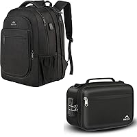 MATEIN Travel Backpack for Men, Expandable Laptop Backpack with USB Charging Port, Large Anti Theft Business Computer Bag, Smell Proof Bag, Odor Proof Bags Stash Box Container