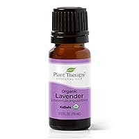 Organic Lavender Essential Oil 100% Pure, USDA Certified Organic, Undiluted, Natural Aromatherapy, Therapeutic Grade 10 mL (1/3 oz)