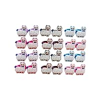 ERINGOGO 25pcs Return Gifts for Kids Finger Nail Ring Fornite Gifts for Kids Boys Pvc Soft Rubber Rings Finger Rings Toy Rings Gifts Alpaca Color Rings Silicone Gifts Colorful Rings Jewelry