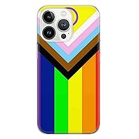 laumele Lgbq Flag Phone Case Compatible with iPhone 6 Clear Flexible Silicone Bisexual Shockproof Cover