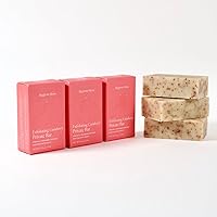 Cranberry Yoni Soap Bar for Genitals 3.25 oz / 92 g - Best for Vulva, Intimate Areas, Underarms, Privates & Dark Spots - Handcrafted, Vegan and GMO-Free - Set of 3
