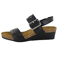 NAOT Footwear Dynasty Women’s Wedge Sandal with Cork Footbed and Arch Support - Adjustable Three-Strap Sandal With Backstrap - Comfort and Support – Lightweight and Perfect for Travel