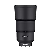 135mm F1.8 AF Full Frame Auto Focus Telephoto Lens for Sony E Mount Cameras, Black, (SYIO13518-E)