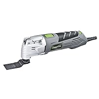 Genesis GMT25T 2.5-Amp Variable Speed Oscillating Tool with Tool-less Blade Change 17-Piece Accessory Set and 2 Year Warranty