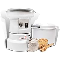 Powerful Electric Grain Mill Grinder for Home and Professional Use - High Speed Electric Flour Mill Grinder (Renewed)