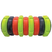 GoFit Revolve Roller – Adaptive Massage Roller with 9 Interchangeable Rings, Recovery Foam Roller for Muscle Relief, Deep Tissue Message and Trigger Point Therapy