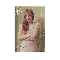 GEWENGUN Florence + The Machine High As Hope Music Cover Canvas Poster Wall Decorative Art Painting Living Room Bedroom Decoration Gift Unframe-style12x18inch(30x45cm)