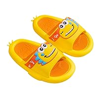 Dinosaur Children Slippers Cute Cartoon Beach Slippers For Kids Non Slip Boys Girls Summer Shoes For 2T To with Toddler