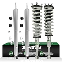 SENSEN 100270-SH Complete Strut Assembly, Front Rear Left Right Positions, Compatible OE Grade or Better Replacement Shocks for 2007-2017 Toyota Tundra
