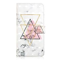 Flip Cover Case for SM-G975W; PU Leather Wallet Case Stand Protective Cover Compatible Samsung Galaxy S10 Plus SM-G975F/DS; SM-G975U; SM-G975W 6.5 inch Smartphone (Not fit Galaxy S10) - White Pink