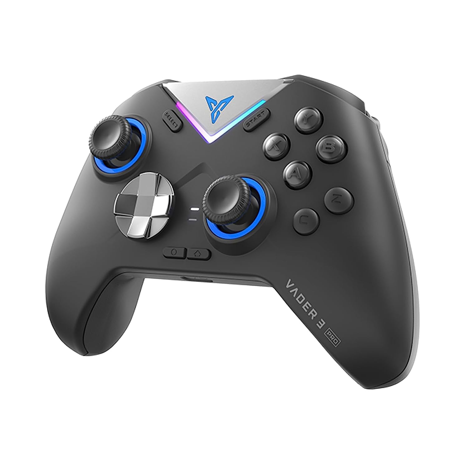 Flydigi Vader 3 Pro Wireless Game Controller, Dual-Motor Vibration Feedback, Hall Gaming Trigger and Microswitch Trigger Changeable, 3ms Ultra-Low Latency, 500Hz High Polling Rate, Multi-Platform Gaming controller for PC, Nintendo Switch, TV Box, Android