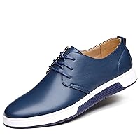 Men's Casual Shoes Slip On Loafers Men's Dress Oxford Shoes Classic Lace Up Formal Shoes