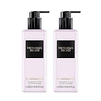Victoria's Secret Scandalous Fragrance Body Lotion 8.4 oz / 250 ml Set of 2 (Scandalous)