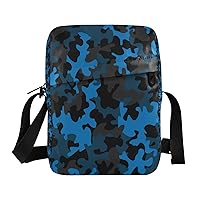 Camouflage Messenger Bag for Women Men Crossbody Shoulder Bag Cute Crossbody Bags Side Bag with Adjustable Strap for Workout Running