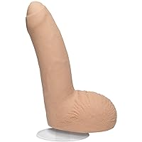 Doc Johnson Signature Series - William Seed - 8 Inch Realistic ULTRASKYN Dildo with Removable Vac-U-Lock Suction Cup - F-Machine & Harness Compatible - for Adults Only, Vanilla