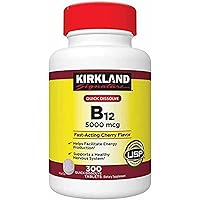 Kirkland Signature Quick Dissolve Vitamin B-12 5000 mcg, 300 Tablets