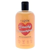 Peachy Passionfruit Bath and Shower Cream - Hydrating Body Wash and Bubble Bath - With Natural Fruit Extracts and Provitamin B5-16.9 oz