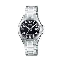 Casio Men Analog Quartz Watch with Plastic Strap LTP-1308PD-1BVEG, Silver
