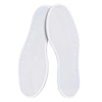 1 Pair Breathable Insoles Athletic Insole Absorbing Insole Flat Foot Insole Thin Insole Cotton Shoe Inserts Shoes Cooling Insole Foot Pads Summer Pearlescent Film White