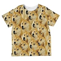 Animal World Doge Meme All Over Toddler T Shirt
