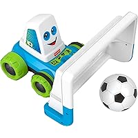Fisher-Price Electronic Soccer Game Goaldozer Toy Motorized Net with Lights & Sounds for Preschool Sports Play Ages 3+ Years
