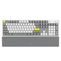 CORSAIR K70 CORE Linear RGB 104 Keys XDA Profile Keyboard Red Axis Gaming Keyboard Keycaps Interchangeable White + Wrist Rest Set CH-9109A1E-NA