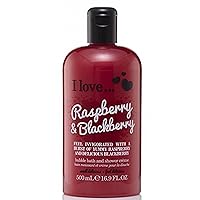 I Love... Raspberry and Blackberry Bubble Bath And Shower Creme 500m