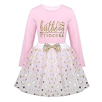 ACSUSS Toddler Girls Princess 2PCS Birthday Party Outfits Racer Back Vest with Sequins Polka Dots Tutu Skirt Set