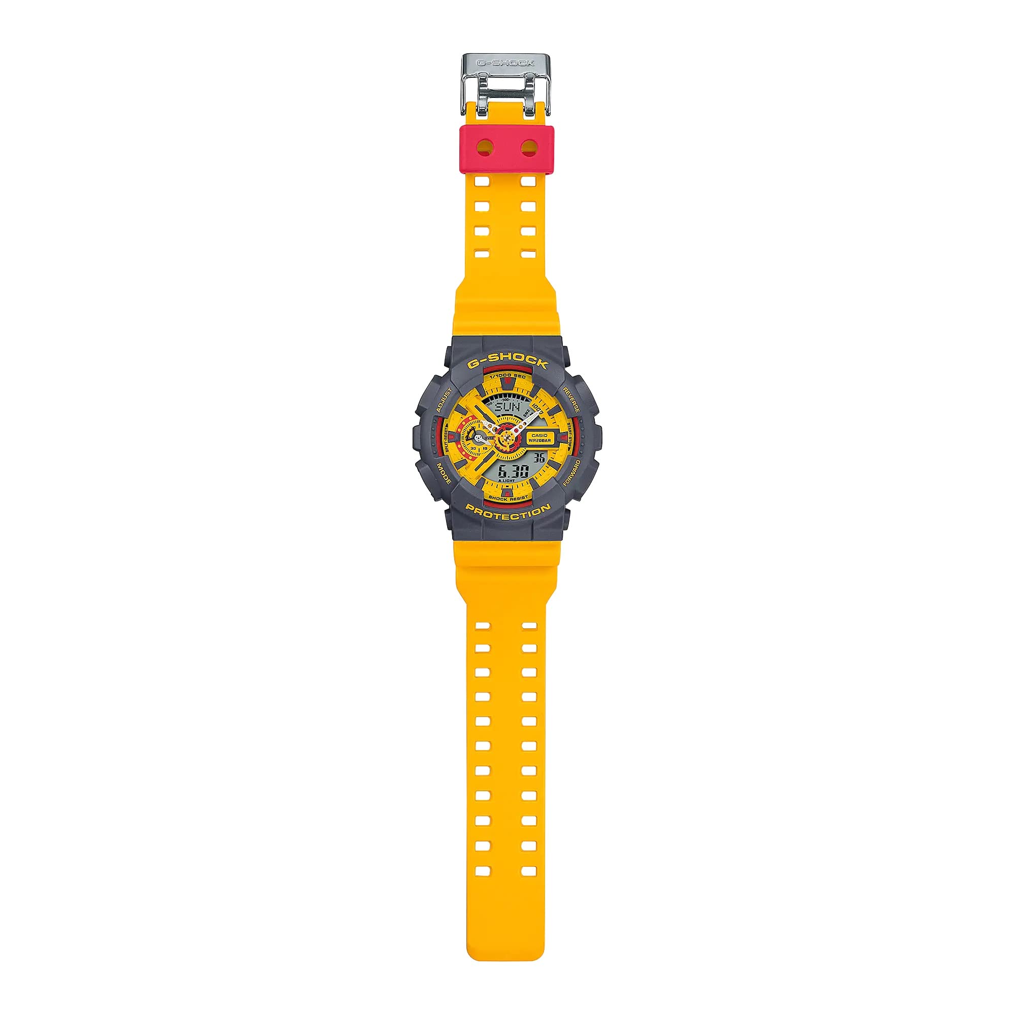 G-Shock GA110Y-9A 90's Retro Ana-Digi Yellow