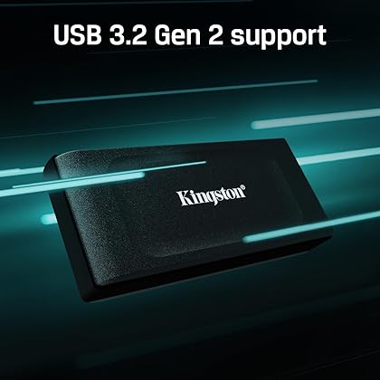 Kingston XS1000 2TB SSD | Pocket-Sized | USB 3.2 Gen 2 | External Solid State Drive | Up to 1050MB/s