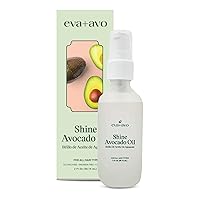 Avocado Oil for Hair – Hydrating Hair Oil with Avocado and Castor Oil – Paraben and Sulfate-Free – Reduces Frizz and Restores Shine - 2 Fl Oz