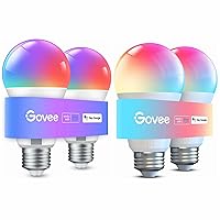 Smart Light Bulbs, WiFi & Bluetooth Color Changing Light Bulbs Bundle Smart Light Bulbs 1200 Lumens, Color Changing Light Bulbs RGBWW Dimmable