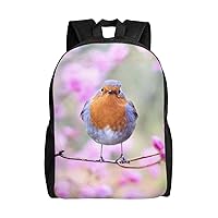 Spring Bird Backpack Waterproof Lightweight Laptop Backpack Large Capacity Travel Daypack For Women Men