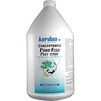 KORDON Concentrated Pond Fish Protector – Essential Vitamins & Supplements to Boost Koi Immunity, Replaces Slime Coat, Soothes Damaged Scales & Bruises, Minimizes Infections, 1-gallon