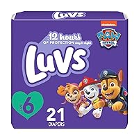 Luvs Diapers - Size 6, 21 Count, Paw Patrol Disposable Baby Diapers