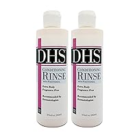 DHS Hair Conditioner for Dry Damaged Hair - Women’s and Men’s Moisturizing Conditioner/Powerful Detangling Conditioner for Dry or Oily Hair/Hydrating Conditioner for Damaged Hair / 2 8 oz packs