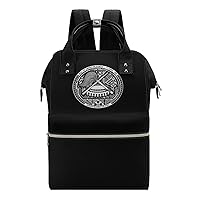 National Emblem of American Samoa Diaper Bag Backpack Travel Waterproof Mommy Bag Nappy Daypack