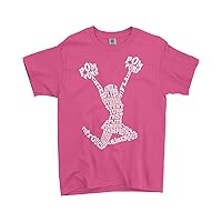 Threadrock Big Girls' Cheerleader Cheer Typography