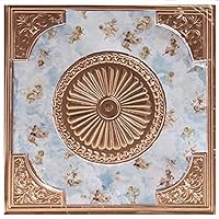 Melody Jane Dollhouse Copper Square Ceiling with Angels & Clouds Miniature Light Accessory