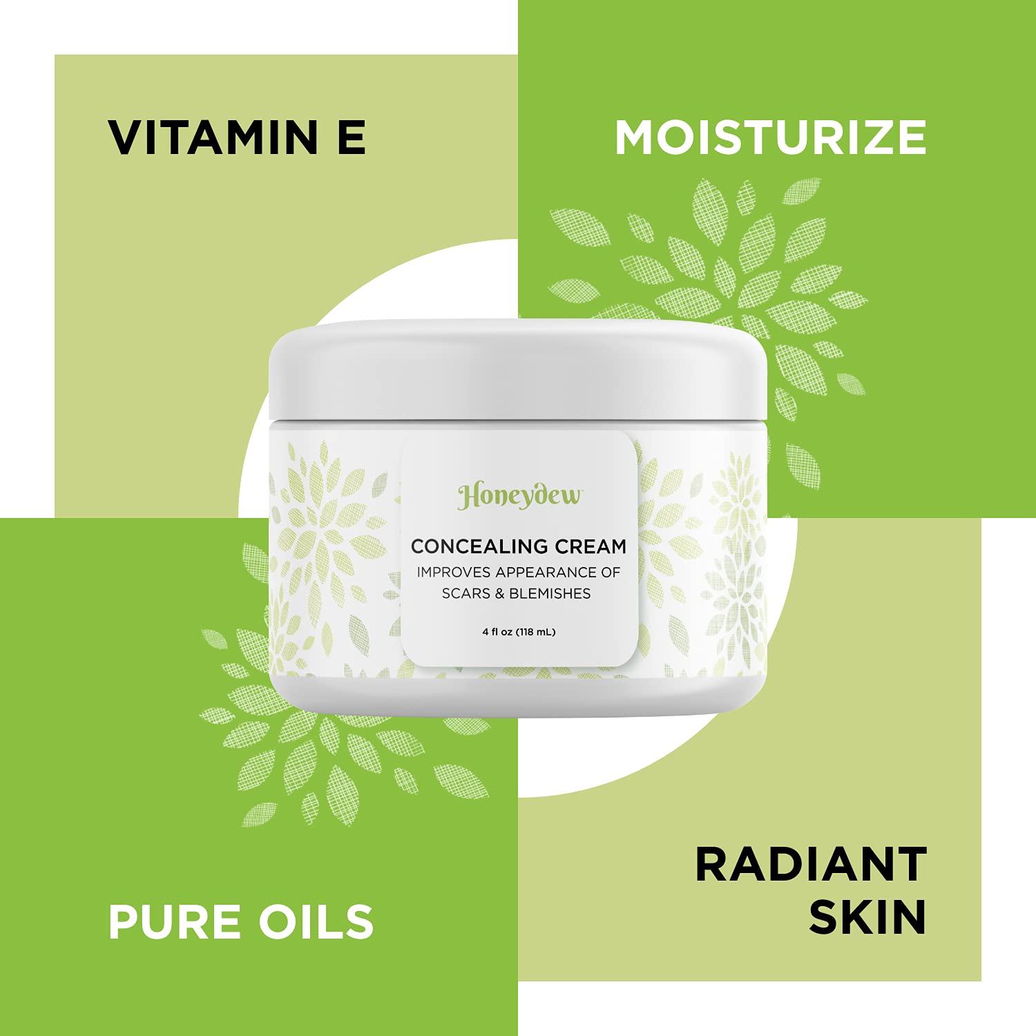 Scar Cream for Face and Body Care - Hydrating Scar Fade Cream and Stubborn Blemish Treatment for Face Care with Nourishing Shea Butter Emollient Cream - Clear Skin Moisturizer for Sensitive Skin Care