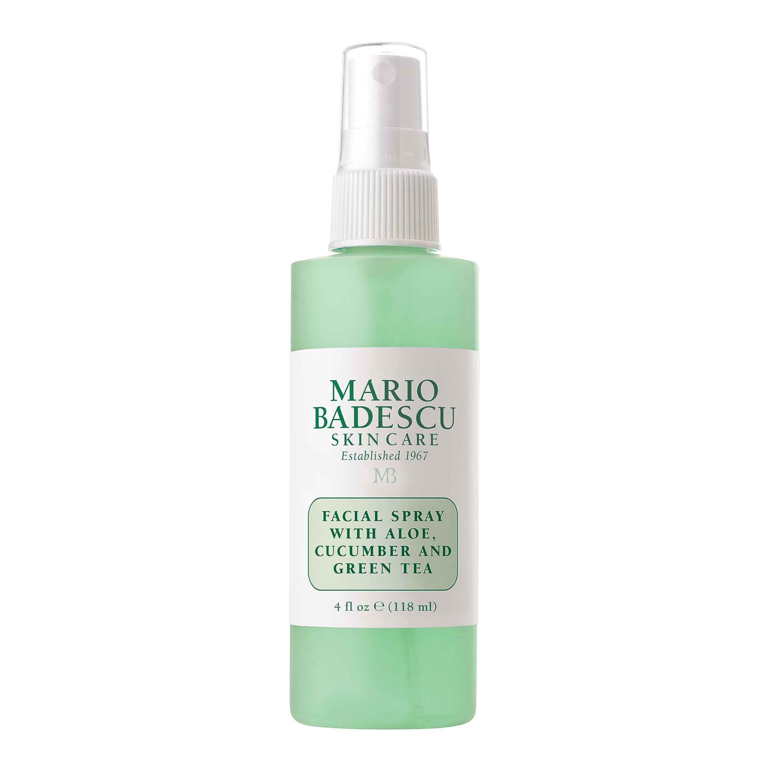 Mario Badescu Facial Spray with Aloe, Cucumber and Green Tea for All Skin Types | Face Mist that Hydrates & Invigorates