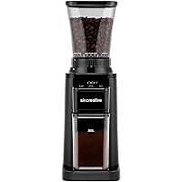 Conical Burr Coffee Grinder Electric Coffee Bean Grinder with 25 Adjustable  Settings 2-12 Cups for Espresso, French Press, Drip, Turkish Coffee, Black