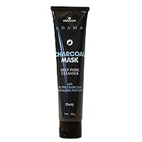 Zion Health Charcoal Face Mask - Intense Purifying Mask with volcanic clay-4oz