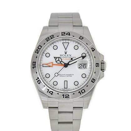 Rolex Explorer II White Dial Stainless Steel Men's Watch 216570