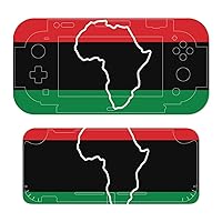 African American Flags Decal Stickers Cover Skin Protective FacePlate for Nintendo Switch